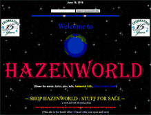 Tablet Screenshot of hazenworld.com